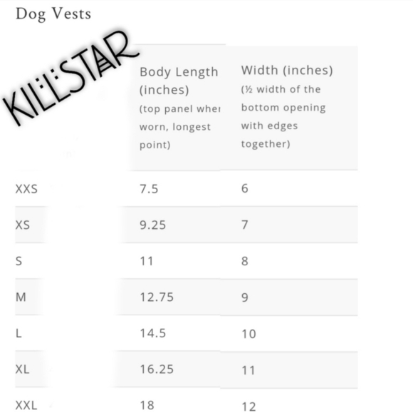 Killstar ✦ “I’m Perfectly Wicked” Pet Vest Hoodie ✦ Black Jersey Cotton XXL NWT - Picture 4 of 4